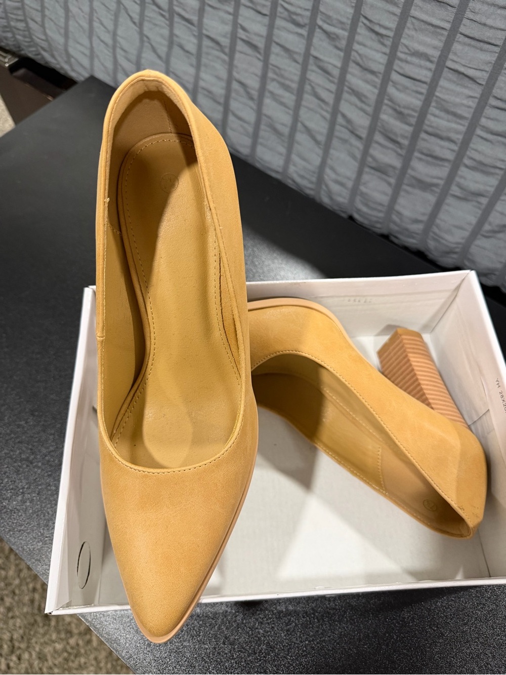 Classic Women's Tan Pointed-Toe Pumps